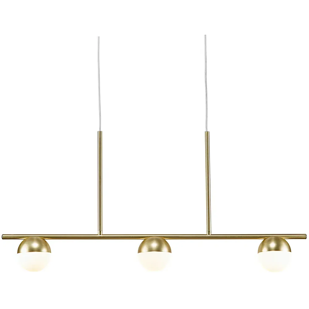 Contina 3-Spot Pendant Light - Brass, Metal