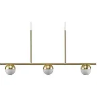 Contina 3-Spot Pendant Light - Brass, Metal
