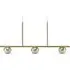 Contina 3-Spot Pendant Light - Brass, Metal