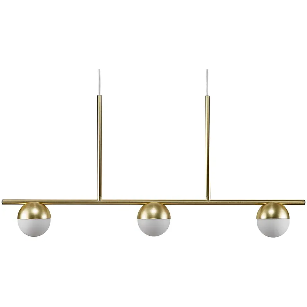 Contina 3-Spot Pendant Light - Brass, Metal
