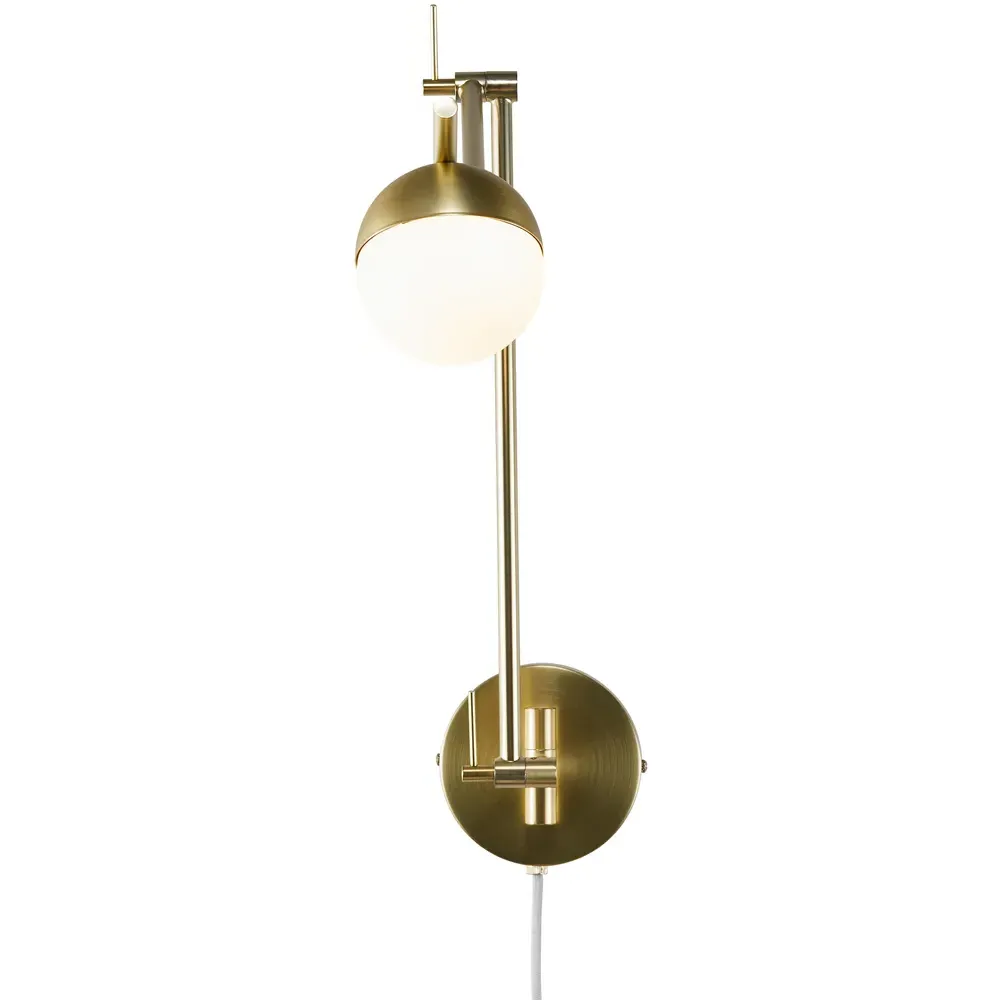 Contina Brass Wall Light - Gold