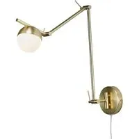 Contina Brass Wall Light - Gold