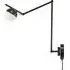Contina Wall Light with Flexible Arm - Black, Metal