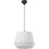 Dicte 40 Round Pendant Light - White, Cotton