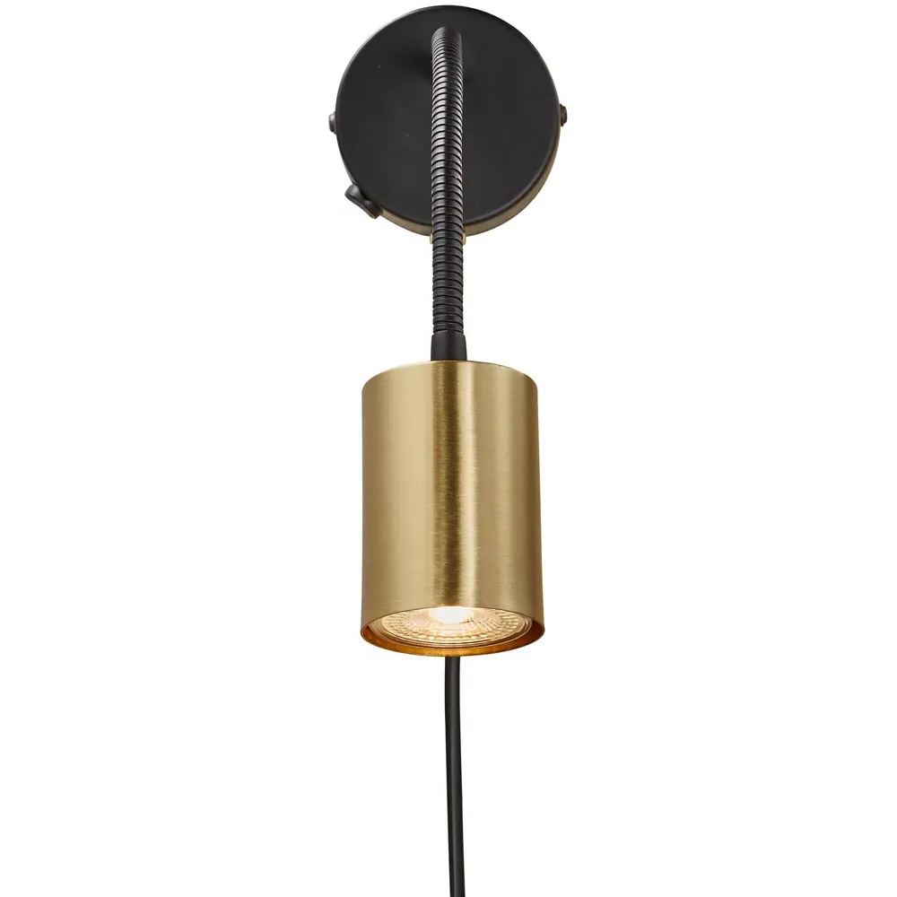 Explore Flex Wall Light with Adjustable Arm - Brass