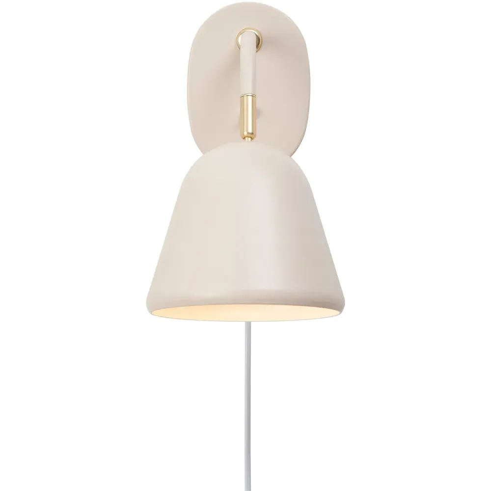 Fleur 15 Wall Light with Adjustable Head - Beige