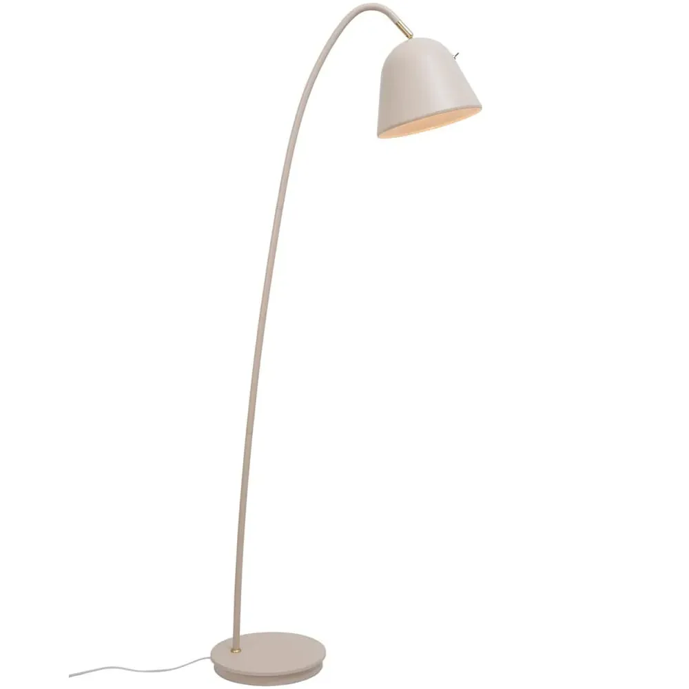 Fleur 24 Floor Lamp with Adjustable Head - Beige