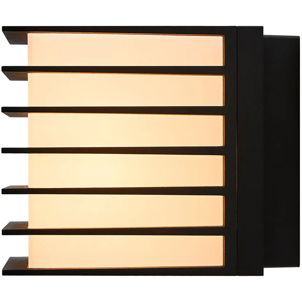 Fluctus 13 Square Wall Light - Black