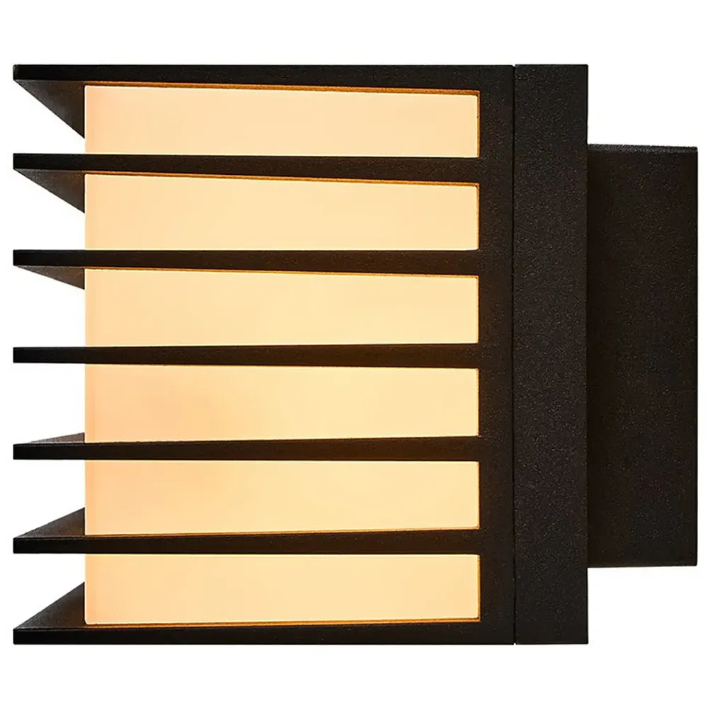 Fluctus 28 Square Wall Light - Black