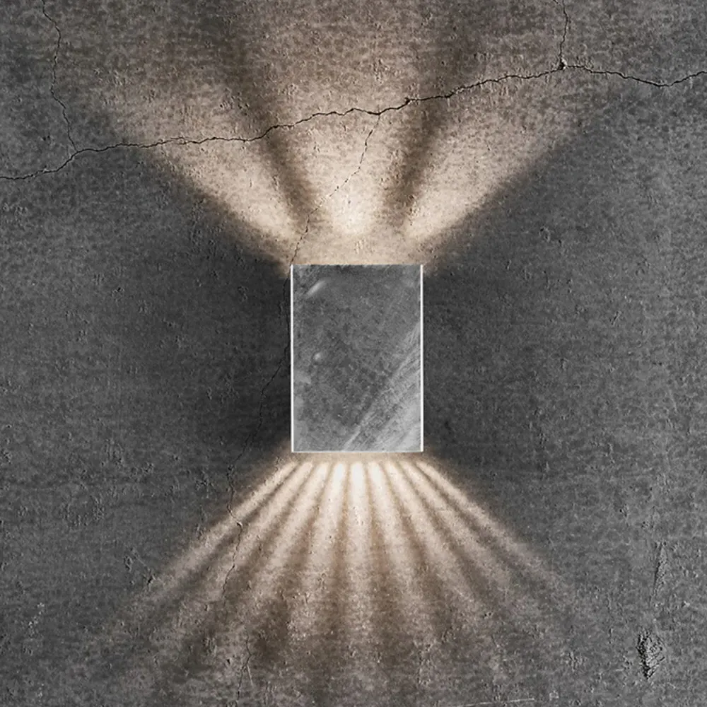 Fold 10 Wall Light - Silver, Galvanised Steel