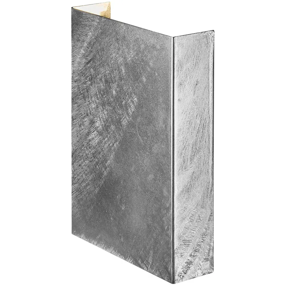 Fold 15 Wall Light - Silver, Galvanised Steel
