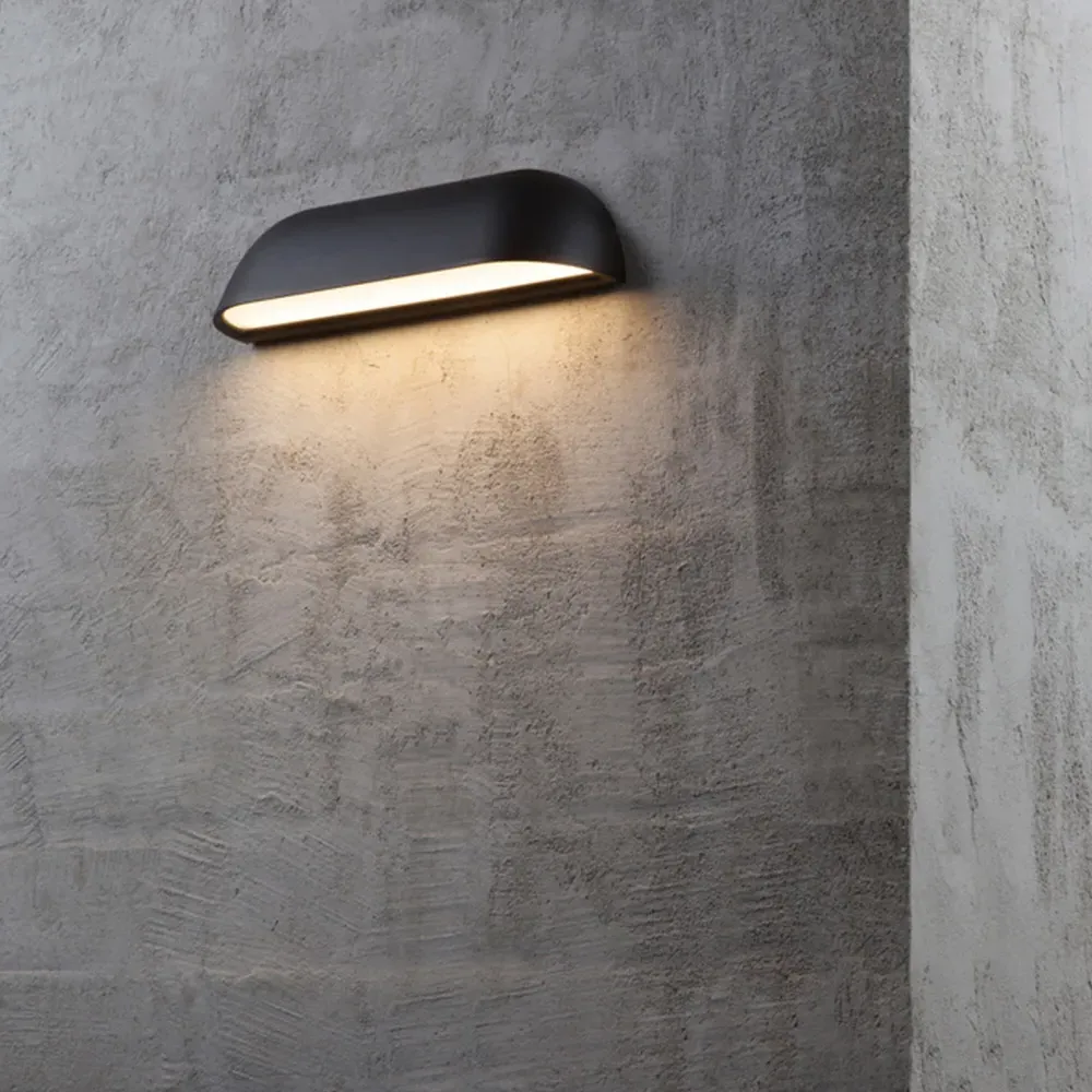 Front 26 Wall Light - Black, Cast Aluminium