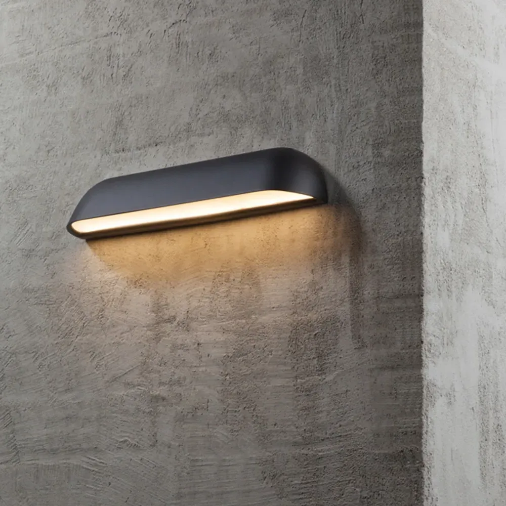 Front 36 Wall Light - Black, Cast Aluminium