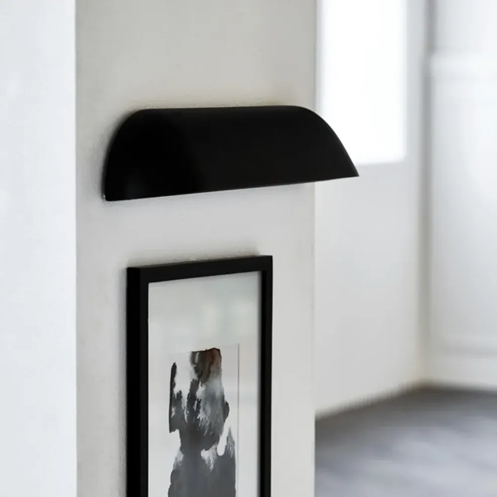 Front 36 Wall Light - Black, Cast Aluminium