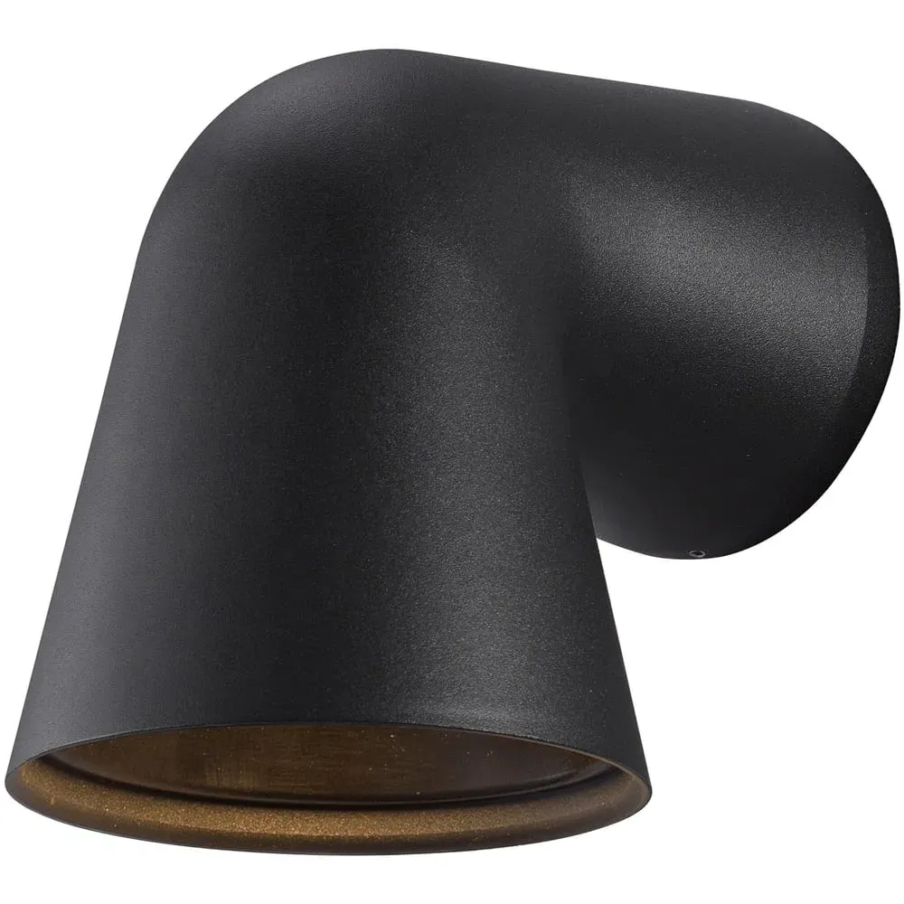 Front Single Wall Light - Black image