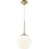 Grant 15 Pendant Light - Brass, Opal Glass