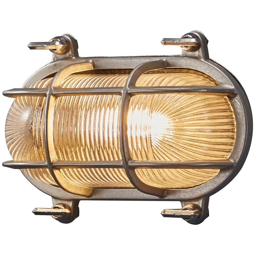 Helford Wall Light - Silver, Brass