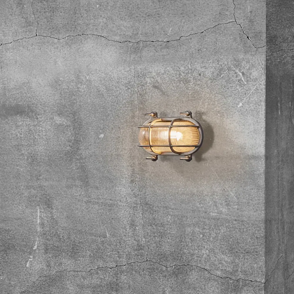 Helford Wall Light - Silver, Brass