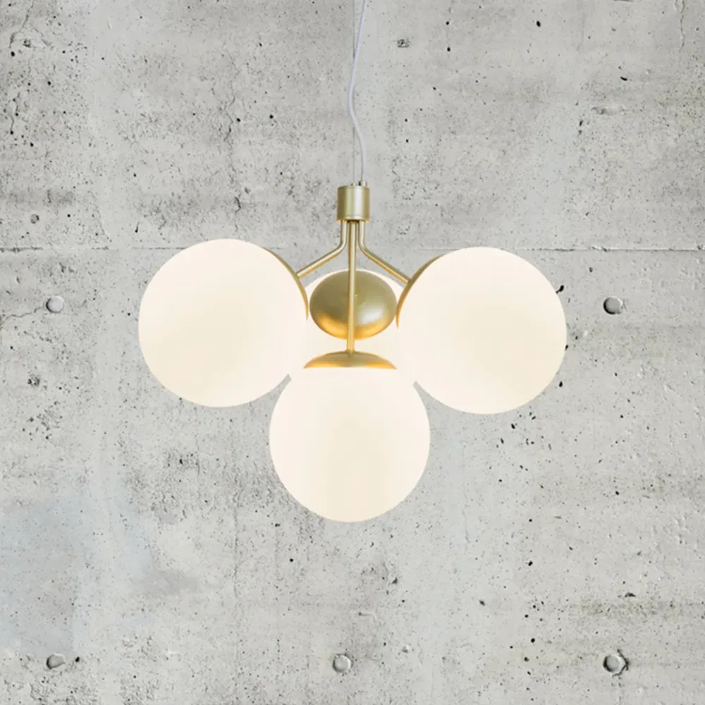 Ivona 4 Spot Pendant Light - Gold, Brass