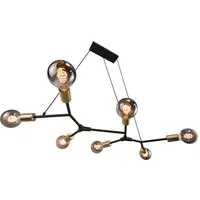 Josefine 7-Spot Pendant Light - Black