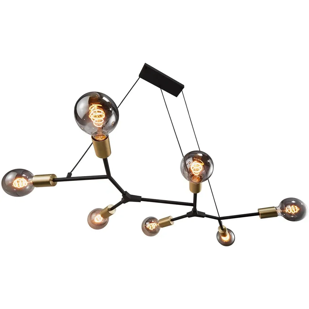 Josefine 7-Spot Pendant Light - Black