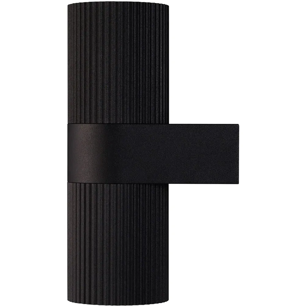 Kyklop Ripple Wall Light - Black, Metal