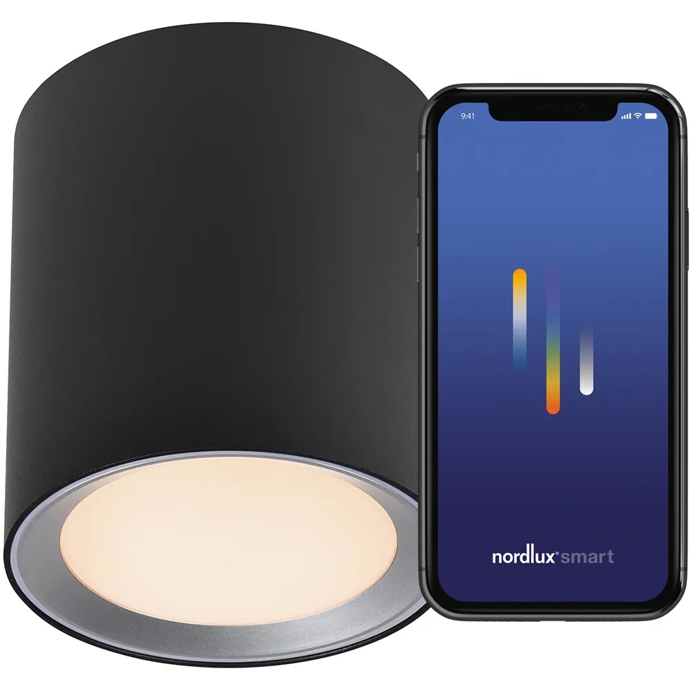 Landon Smart Long Ceiling Light - Black