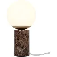 Lilly Table Lamp - Brown, Marble