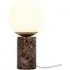 Lilly Table Lamp - Brown, Marble