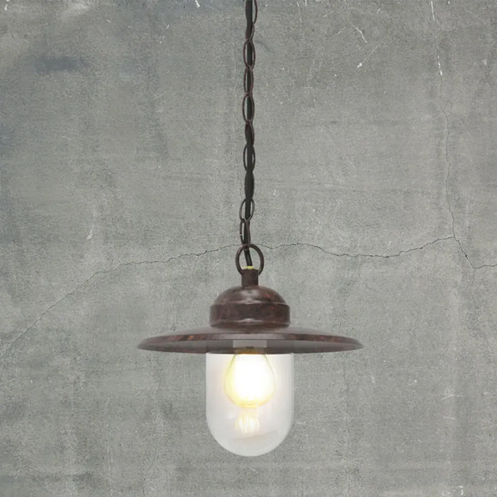 Luxembourg Outdoor Pendant Light - Rusty