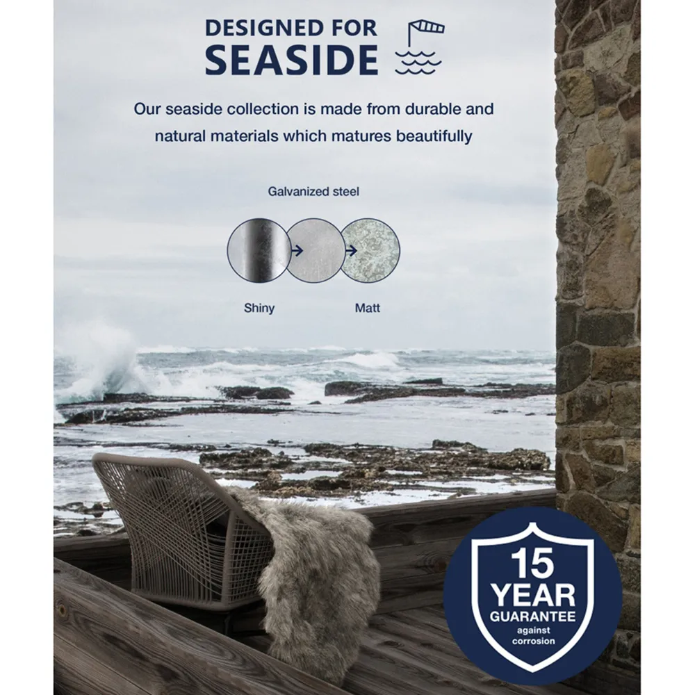 Luxembourg Outdoor Wall Light - Silver, Galvanised Steel