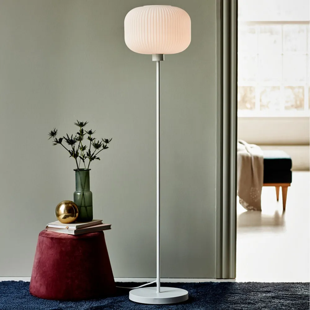 Milford Floor Lamp - White
