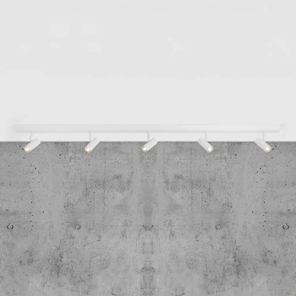 Omari 5 Spot Ceiling Light with Dimming - White