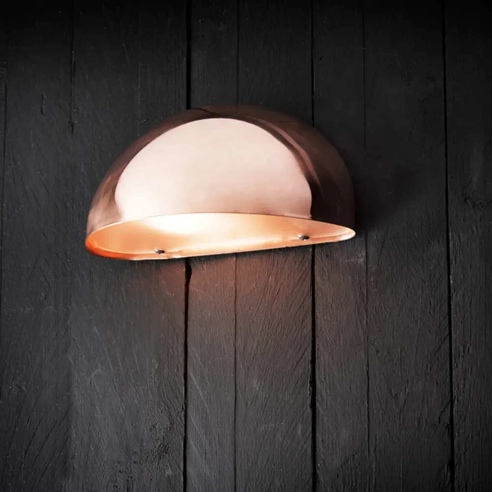 Scorpius Outdoor Wall Light - Orange, Copper