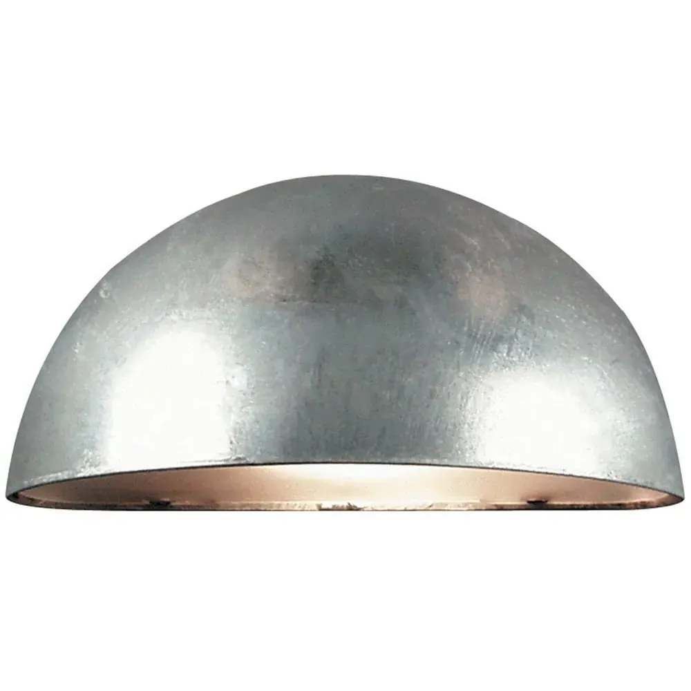 Scorpius Outdoor Wall Light - Silver, Galvanised Steel image