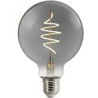 Smart G95 E27 Globe Light Bulb - Black, Smoked Glass