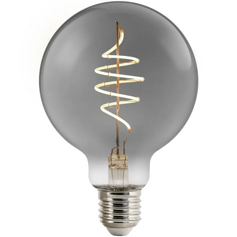 Smart G95 E27 Globe Light Bulb - Black, Smoked Glass