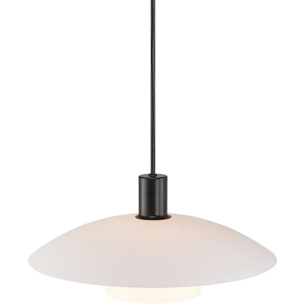 Verona Pendant Light - Black, Glass