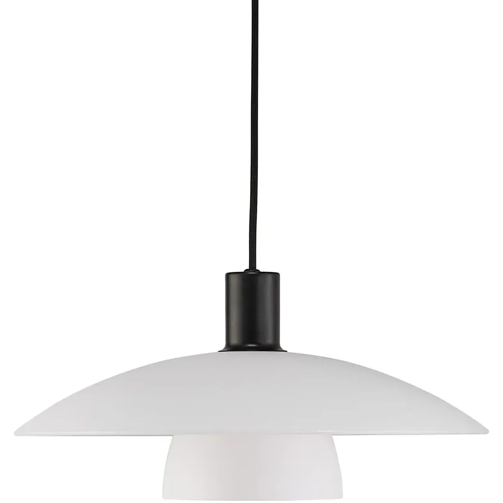 Verona Pendant Light - Black, Glass image
