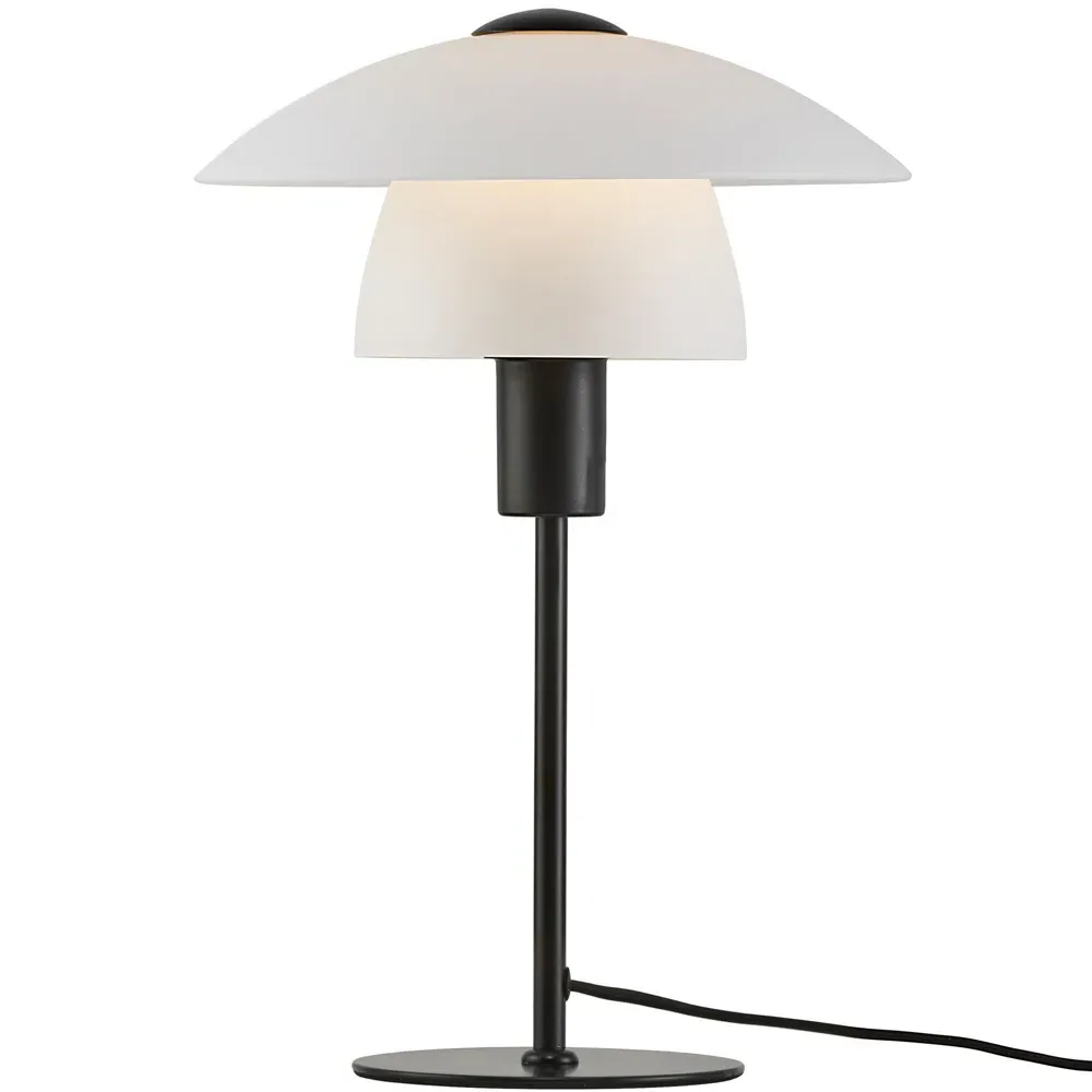 Verona Table Lamp - Black, Glass