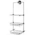 2 Tier Shower Caddy - Silver, Chrome