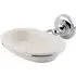 Ceramics Accessories Soap Dish - Chrome