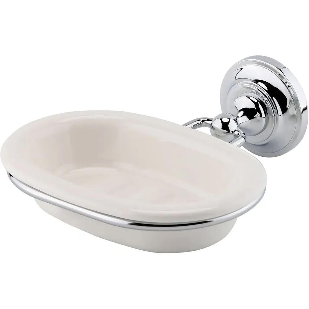 Ceramics Accessories Soap Dish - Chrome