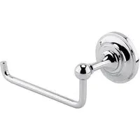 Chrome Toilet Roll Holder - Silver
