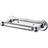 Chrome Toilet Roll Holder - Silver