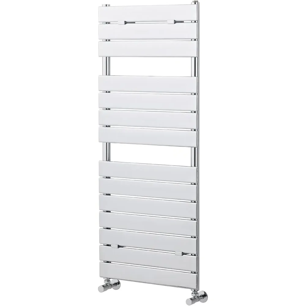 Flat Panel Heated Towel Rail - Silver, Chrome image