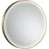 Framed LED Touch Sensor Mirror - Brushed Brass