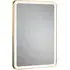 Framed LED Touch Sensor Mirror - Brushed Brass