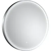Framed LED Touch Sensor Mirror - Chrome