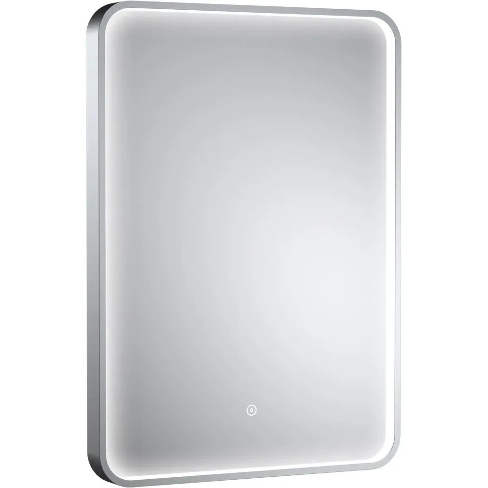 Framed LED Touch Sensor Mirror - Chrome